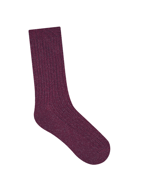 CHAUSSETTES CÔTES LUREX