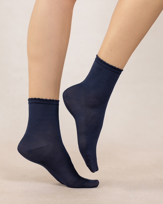 SOCQUETTES FIL D'ÉCOSSE UNIES CROQUET