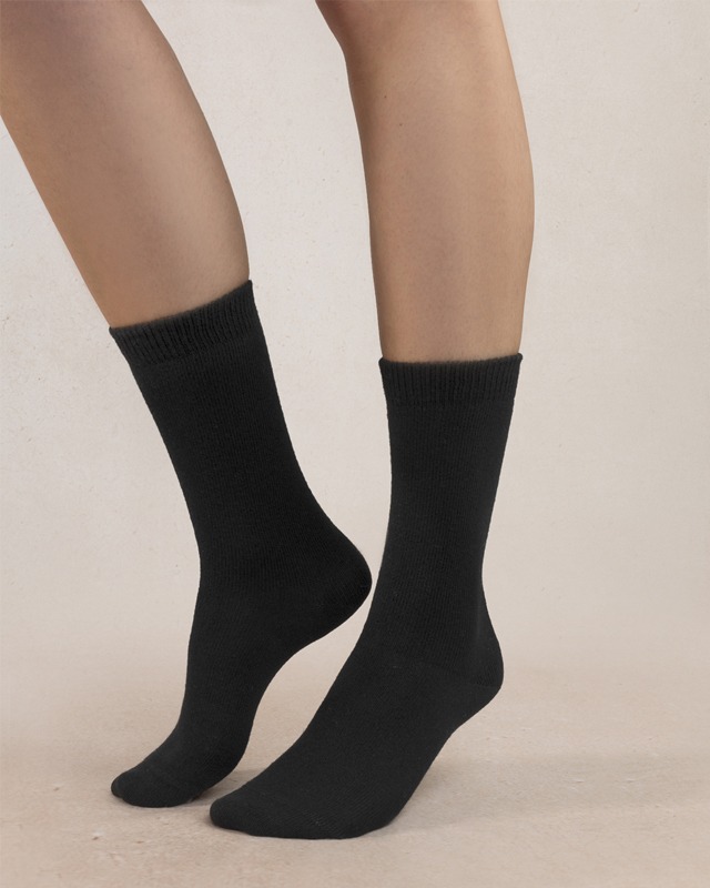 CHAUSSETTES CACHEMIRE UNIES