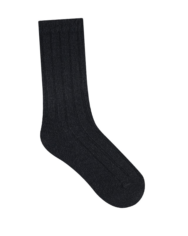 CHAUSSETTES LAINE ALPAGA À CÔTES