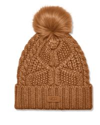 CABLE BEANIE W/ POM