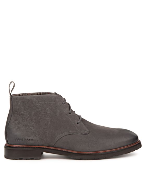 Cole Haan Men's Berkshire Lug Chelsea Boot – Turbulence Suede, Natural Water-Resistant, Size 8 - View #2