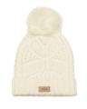 CABLE BEANIE W/ POM