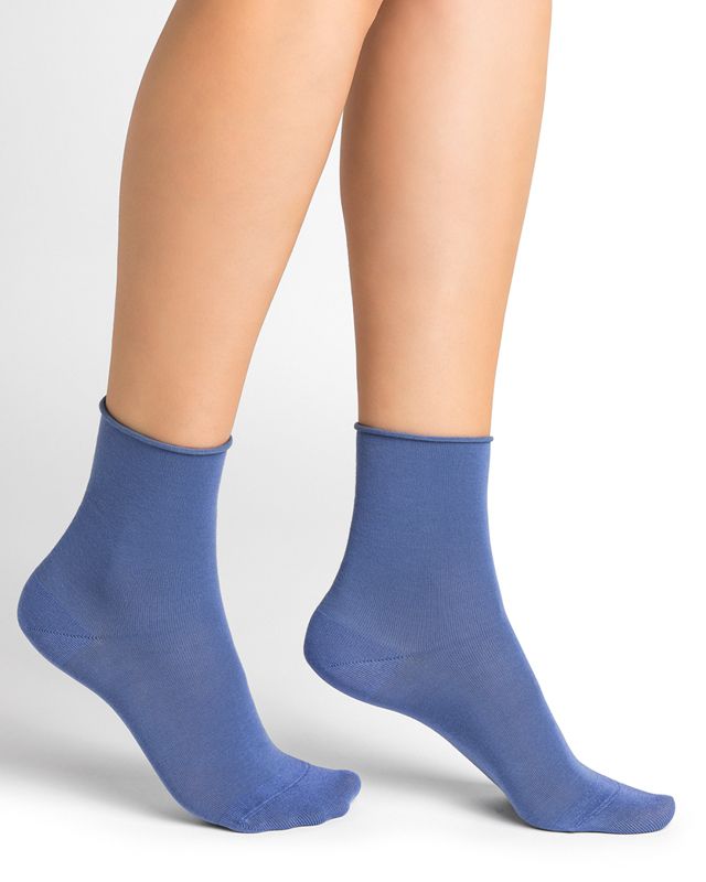 SOCQUETTES VELOUTÉES UNIES