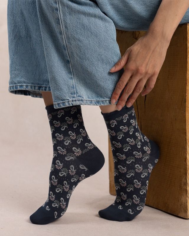 SOCQUETTES ALL OVER IMPRIMÉ CACHEMIRE