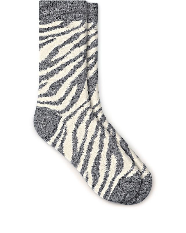 CHAUSSETTES LAINE ALPAGA ZÈBRE