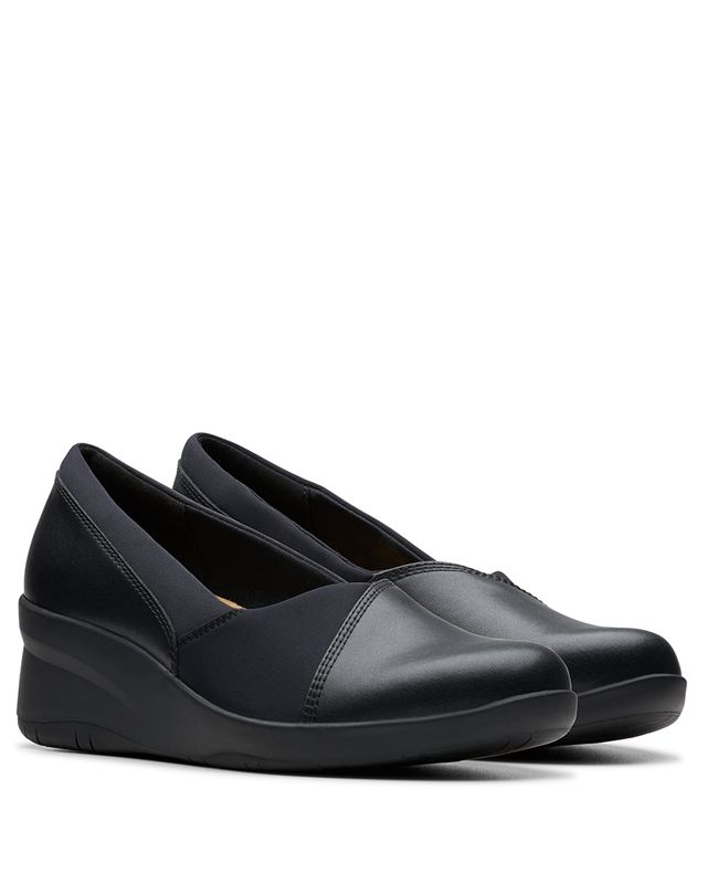 Clarks Womens Suttyn Walk 7.5 Black